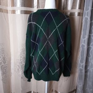 Green Patterned Sweater